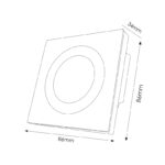 Dimmer empotrable Táctil RGB Para Tiras LED 12/24V - Imagen 2