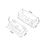 Pack 2 Tapones y 2 grapas para Perfil LM3729 - Imagen 2