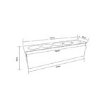 Foco LED Lineal Viena 10W - Imagen 2