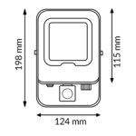 Foco Proyector Led Napoli Plus 20W con Sensor de movimiento - Imagen 2