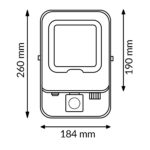 Foco Proyector Led Napoli Plus 50W con Sensor de movimiento - Imagen 2