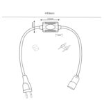 Rectificador manguera LED 220V 7W/m - Imagen 2
