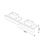 Pack 2 Tapones para Perfil LM3809 - Imagen 2