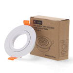 Aro basculante redondo blanco Serie Luxury  para GU10/MR16 - Imagen 3