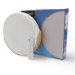 Plafon LED White Wood Round 24W - Imagen 3