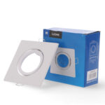 Aro basculante cuadrado blanco Serie Eco para GU10/MR16 - Imagen 3