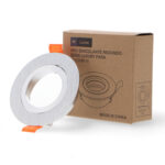 Aro basculante redondo níquel Serie Luxury para GU10/MR16 - Imagen 3