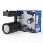 Foco LED para carril Clean Negro 30W Monofásico CCT - Imagen 3