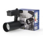 Foco LED para carril Negro Berna 12W Monofásico - DSC - Imagen 3