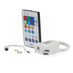 Controlador mini para tiras led RGBW con control remoto por IR / APP Magic Home
