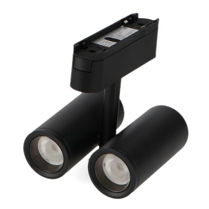 Foco LED Atlaf Serie 5mm 16W para carril magnético Negro 42V