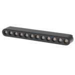 Foco LED Isdin Serie 5mm 12W para carril magnético Negro 42V