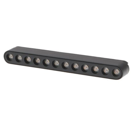 Foco LED Isdin Serie 5mm 12W para carril magnético Negro 42V