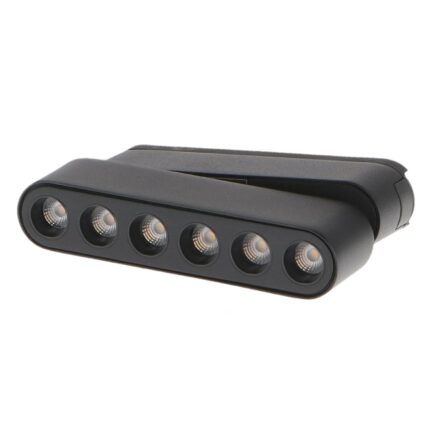 Foco LED Care Serie 5mm 6W para carril magnético Negro 42V