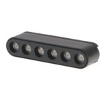 Foco LED Isdin Serie 5mm 6W para carril magnético Negro 42V