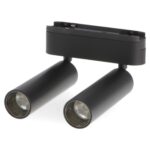 Foco LED Mildean Serie 5mm 14W para carril magnético Negro 42V