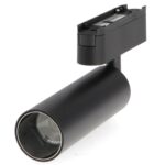 Foco LED Mildean Serie 5mm 15W para carril magnético Negro 42V