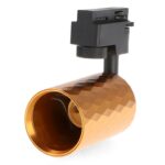 Foco portalámparas GU10 para carril Gold Diamond Monofásico