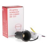 Foco Downlight LED orientable Black Cobmix 5W CCT - Imagen 3