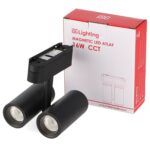 Foco LED Atlaf Serie 5mm 16W para carril magnético Negro 42V - Imagen 3