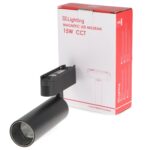 Foco LED Mildean Serie 5mm 15W para carril magnético Negro 42V - Imagen 3