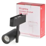 Foco LED Atlaf Serie 5mm 8W para carril magnético Negro 42V - Imagen 3