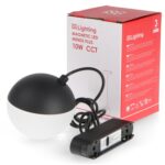 Foco LED Mends Serie 5mm 10W para carril magnético Negro 42V - Imagen 3