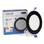 Panel LED Circular Negro 6W CCT - Imagen 3