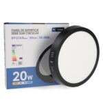 Panel de Superficie Circular Negro 20W CCT - Imagen 3