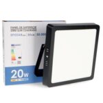 Panel de Superficie Negro Cuadrado 20W CCT - Imagen 3