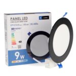 Panel LED Circular Negro 9W CCT - Imagen 3