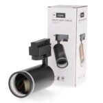 Foco portalámparas GU10 para carril Black Circle Monofásico - Imagen 3