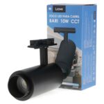 Foco LED para carril Black Bari 10W Óptica Regulable Monofásico CCT - Imagen 3