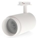 Foco LED para carril White Bari 30W Óptica Regulable Monofásico CCT