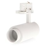 Foco LED para carril White Bari 10W Óptica Regulable Trifásico CCT