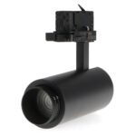 Foco LED para carril Black Bari 10W Óptica Regulable Trifásico CCT