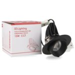 Foco Downlight LED orientable Track Negro 15W - Imagen 3