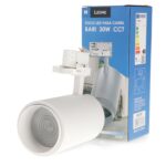 Foco LED para carril White Bari 30W Óptica Regulable Trifásico CCT - Imagen 3
