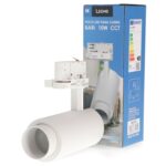 Foco LED para carril White Bari 10W Óptica Regulable Trifásico CCT - Imagen 3