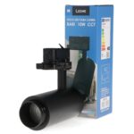 Foco LED para carril Black Bari 10W Óptica Regulable Trifásico CCT - Imagen 3