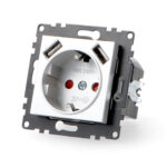 Enchufe Empotrable Tipo Schuko con USB  - PJ - Imagen 5