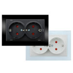 Enchufe Empotrable Doble Tipo Schuko - FB