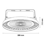 Campana UFO LED Inspire 150W 1-10V - DSC - Imagen 2