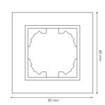 Marco de Aluminio para 1 Módulo - FL - Imagen 2