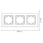 Marco de Cristal para 3 Módulo - FB - Imagen 2