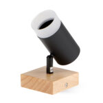 Lámpara de Techo Serie Black Wood 1 Focos GU10 - Imagen 4