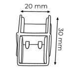 Doble adaptador crimpable para Tira LED 220VAC Cob - Imagen 3