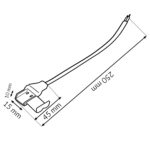 Cable adaptador crimpable para Tira LED 220VAC Cob - Imagen 2