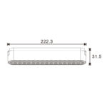 Foco LED Pure Serie 5mm 12W para carril magnético Negro 42V - Imagen 2