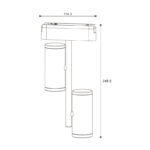 Foco LED Atlaf Serie 5mm 16W para carril magnético Negro 42V - Imagen 2